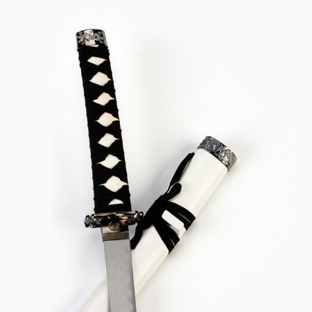 Souvenir weapon "Katana Ozam", 78cm, blade 39 cm, white scabbard-4