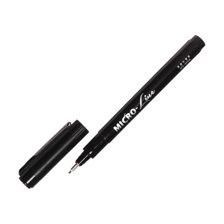 Marker Professional Liner Black, Thin line, 1.0mm-3