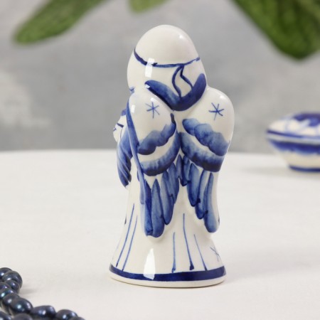 Souvenir "Angel with a jug", 12.5x5.5 cm, Gzhel-2