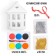 Set for creativity "Ceramic nightlight. House "