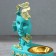 Caus -face "face", turquoise