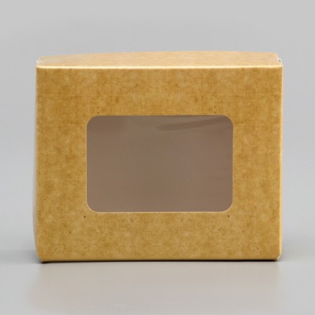 Container for removal, with a window, craft, 10 x 8 x 3.5 cm-1