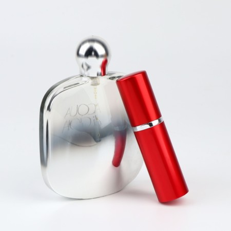 Perfume bottle, with a spray, 10 ml, red color-12