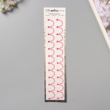 Sticker of rhinestones plastic 