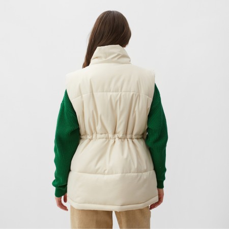 Women's vest size s, milk-4
