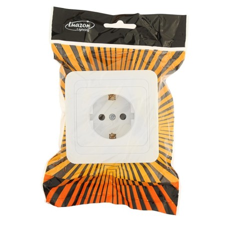 Single Luazon Lighting "ECB", 16 A, with salary, white-3