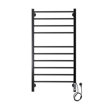 Domoterm electric heated towel rail "Cuba" P10, 500x1000 mm, right, black matte-1