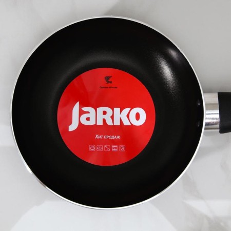 LITE pan, D = 18 cm, plastic handle, glass cover, anti -stick coating, black color-7