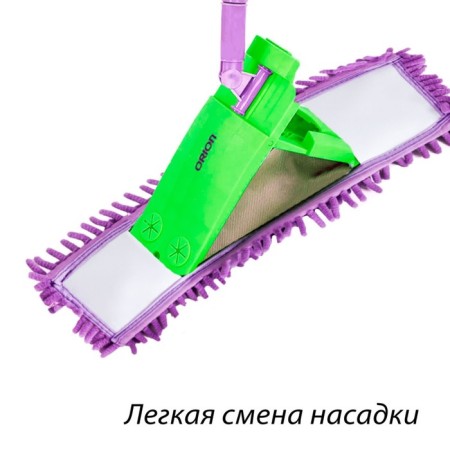 Schwabra with a detergent platform Orion 1103, 39x8.8 cm, telescopic pen 70-120 cm-2