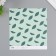 Scrapbooking paper "Avocado leaves" density 180 grams set 10 pcs 15.5x17 cm