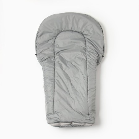 Baby envelope on fur, gray color, height 56-62 cm-4
