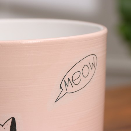 Flower pot "Myun" 1.6 l, pink-2