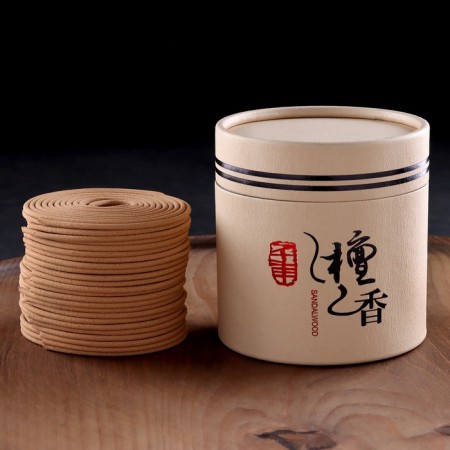 Incense spiral "sandal", 48 single -disc and 24 two -disc spirals