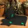 Set for a bath with an applique "Oak sheet" hat, mitten, rug (in a bag)