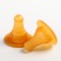 A nipple for a bottle, 2pcs, latex, +3 months., Middle stream, classic throat 35mm.