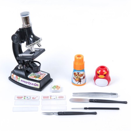 Microscope+mini-teleposion and kaleidoscope fixiki with a set for research-1