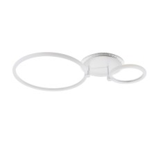 Cialogs from the remote control 1914/2 LED 68W Dimmer white 45x40x12 cm Bayerlux