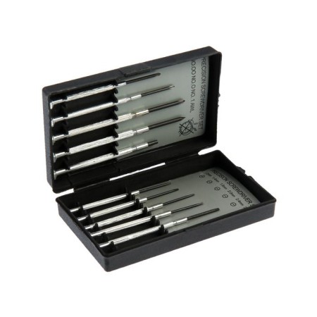 Set of screwdrivers for accurate work scrap, 11 pcs.