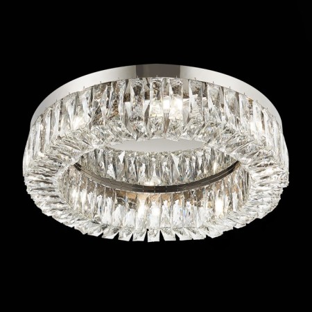 Ceiling Ceiling ST LUCE. SL1226.102.08. Rifrazio. 8x40 W, E14, 61.5x61.5x15 cm, Nickel color-6