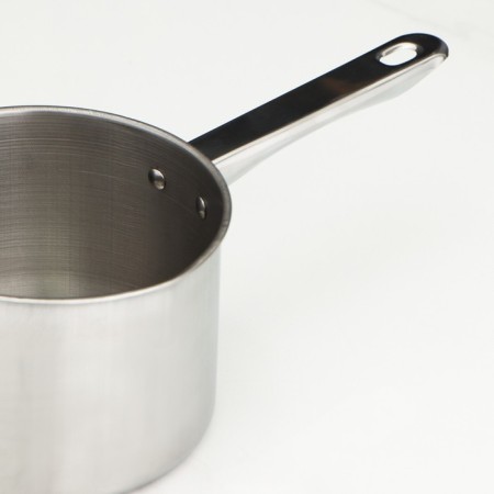 Basis stainless steel bucket, 950 ml, D = 14 cm, with a measured scale, metal handle-4