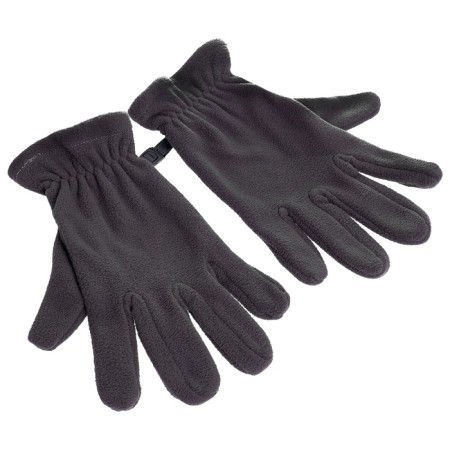 Fleet gloves, gray color, s-m size-2