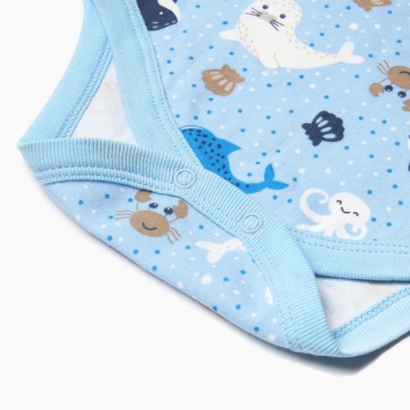 Body Children, Blue/Animals, Height 86 cm-3