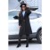 Female coat, size 42, black color