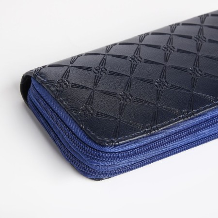 Women's wallet with lightning, blue color-2