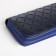 Women's wallet with lightning, blue color