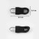 Lightning Puller, removable, 3.5 × 1.5 cm, 10 pcs, black color