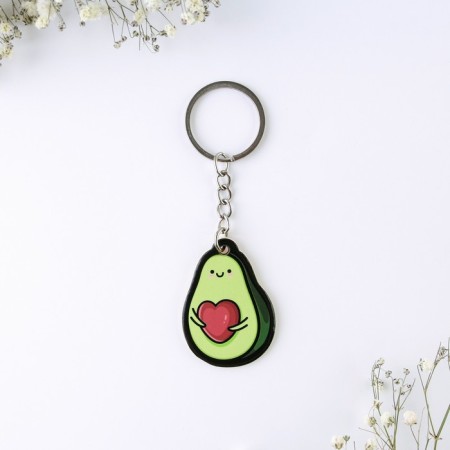 Gift set "Avocado" Magnet + keychain, 14.5 x 12 cm.-4