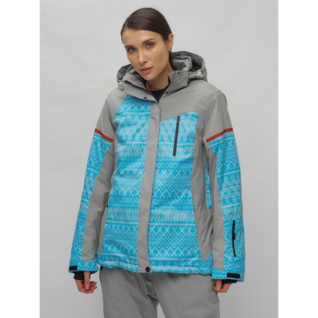 Ski suit female, size 56, blue color-26