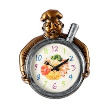 Watching interior watches, for the kitchen “Chef”, smooth move, 29.5 × 23 cm, D-16.5 cm
