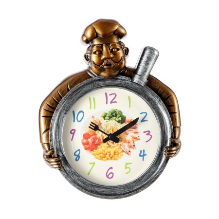 Watching interior watches, for the kitchen “Chef”, smooth move, 29.5 × 23 cm, D-16.5 cm