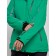 Ski jacket women's winter, size 46, green color
