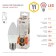 LED LED era Standard "candle", 11 W, E27, 880 lm, 2700k, glow warm white