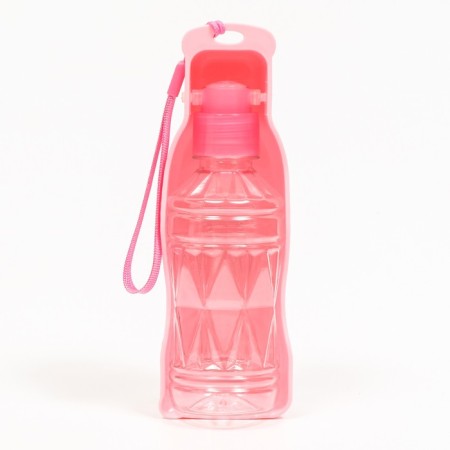 Walking auto -pound with a curly bottle, 250 ml, pink