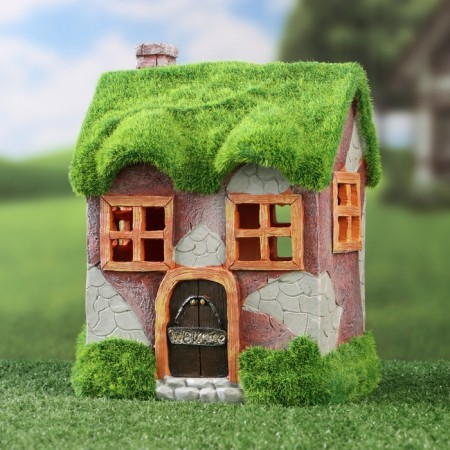 Garden Light "Hobbit House" 16x10x22cm-2