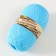 Yarn "Nominal supplement" 100% polypropylene 200m/50g set 3pcs - blue