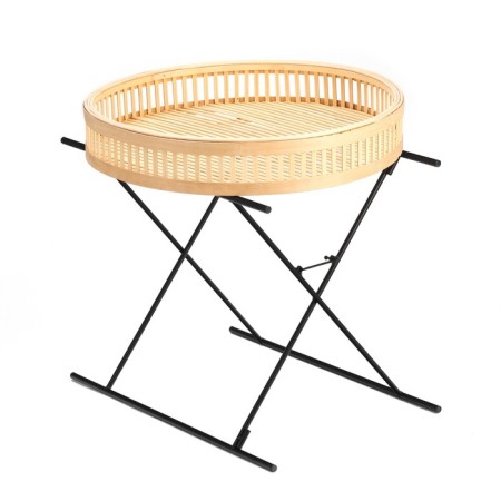 Koffee table wicker "Onis" YS-011, 48x49cm-4