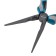 Long -folded towers GROSS 17171, straight, 205 mm, three -component handles