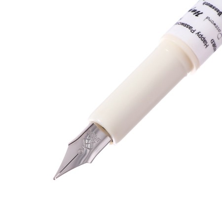 Feature handle "mother -of -pearl", with a closed feather, mix-15