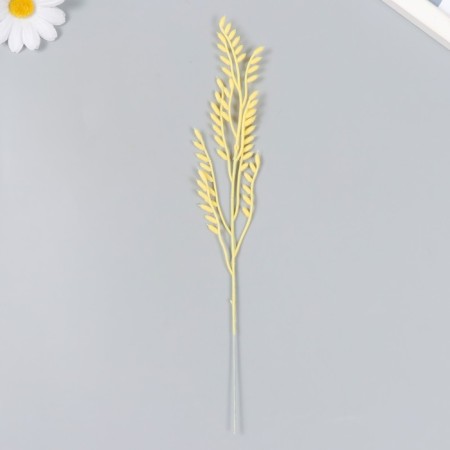 Decor for the creativity "Kolos wheat" green 28 cm