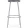 Barrier stool Drezegomad metal/eco -leather, gray/gray 41x41x75 cm