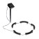 Garden lamp on the sunny battery "Hoop", 15 LED, glow warm white