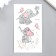 Tattoo on the body color phosphorus "animals on balls/elephants" mix 6x10.5 cm