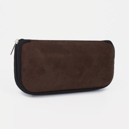 Lightning glasses case, brown color-1