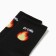 Male socks "Fire" p. 41-44 (27-29 cm), black