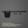 Railing system for the kitchen for 7 subjects of the share, 60.5 cm, black color
