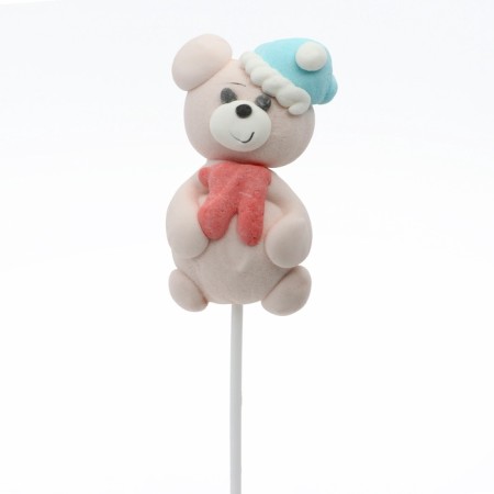 Marshmallow on the stick "Bear with a scarf", 20 g-2